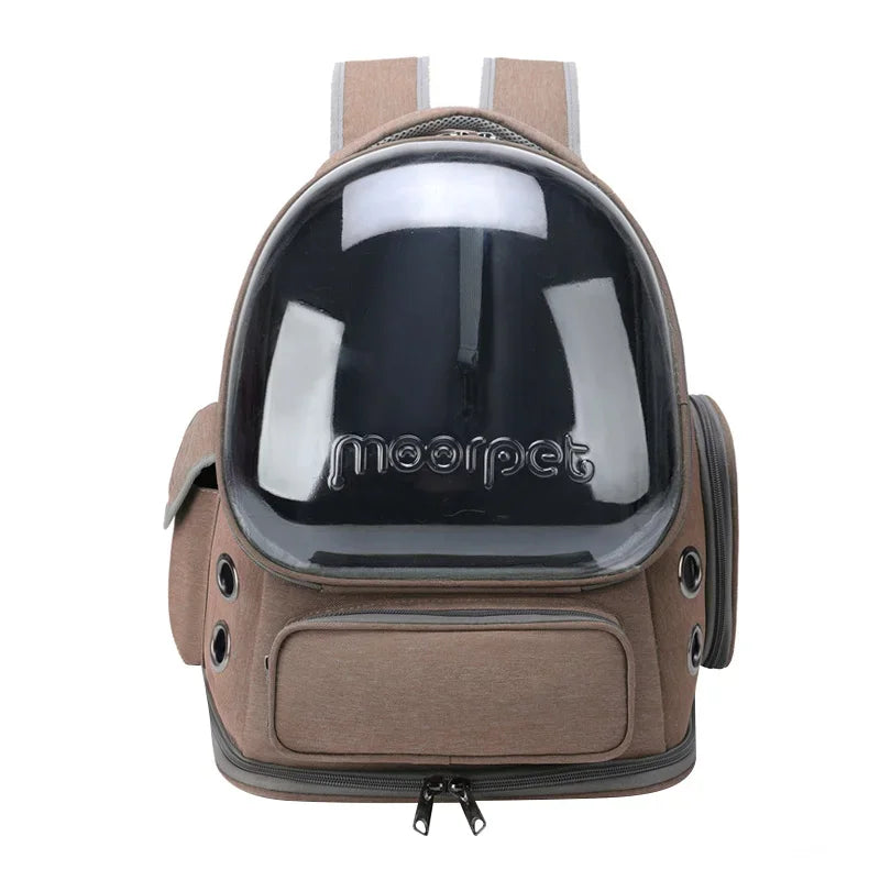 Transparent Cat Carrier Backpack Breathable Travel Bag - BarkHatch