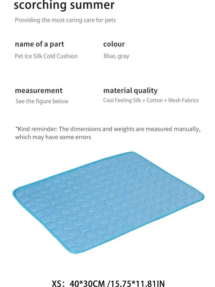 Pet Ice Mats Cooling Sleeping Pad for Cats and Dogs Nest Bed - BarkHatch