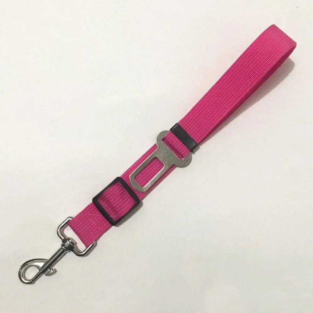 Adjustable Dog Car Seat Belt Harness Reflective Nylon - BarkHatch