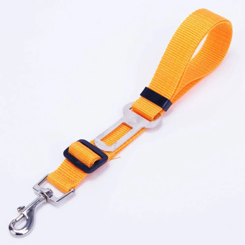 Adjustable Dog Car Seat Belt Harness Reflective Nylon - BarkHatch