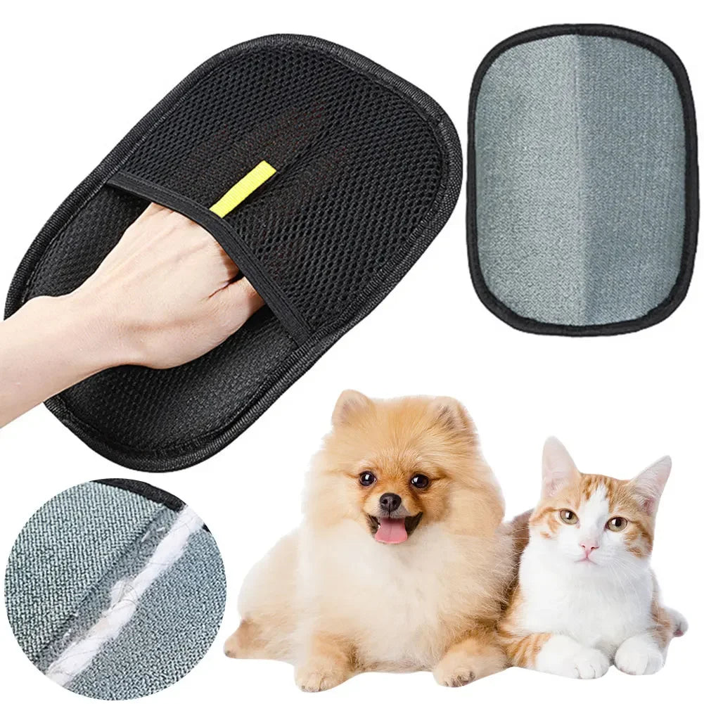 Pet Hair Remover Mitts Gloves Deshedding Brush for Dogs - BarkHatch