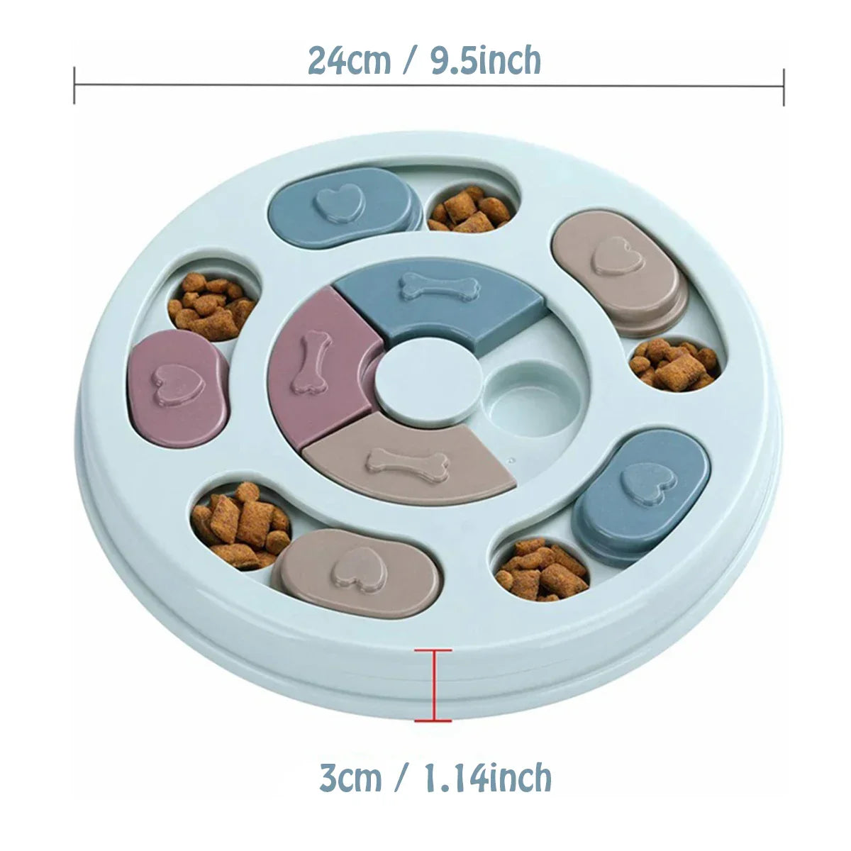 Dog Slow Feeder Interactive Toy For Educational Feeding - BarkHatch