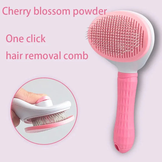 Dog Cat Hair Brush Comb Pet Hair Remover Grooming Tool - BarkHatch