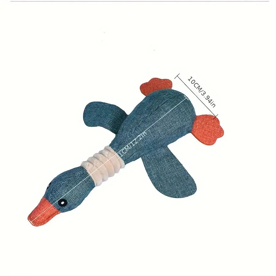 Wild Goose Pet Toy Sound Resistant Teeth Cleaning Dog Cat - BarkHatch