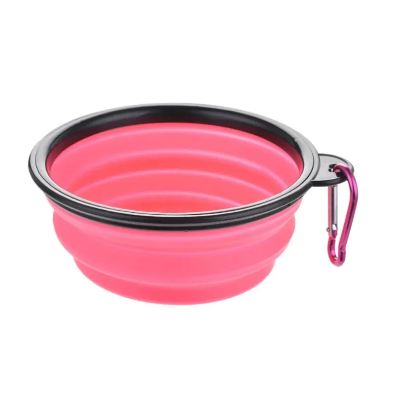 Portable Pet Food Bowl Durable TPR Collapsible Travel Bowl - BarkHatch