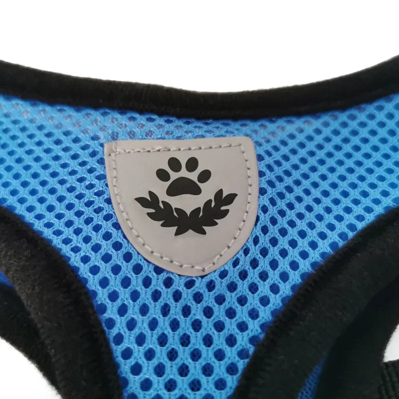 Breathable Mesh Pet Harness Reflective Leash Adjustable Small Dogs Cats - BarkHatch