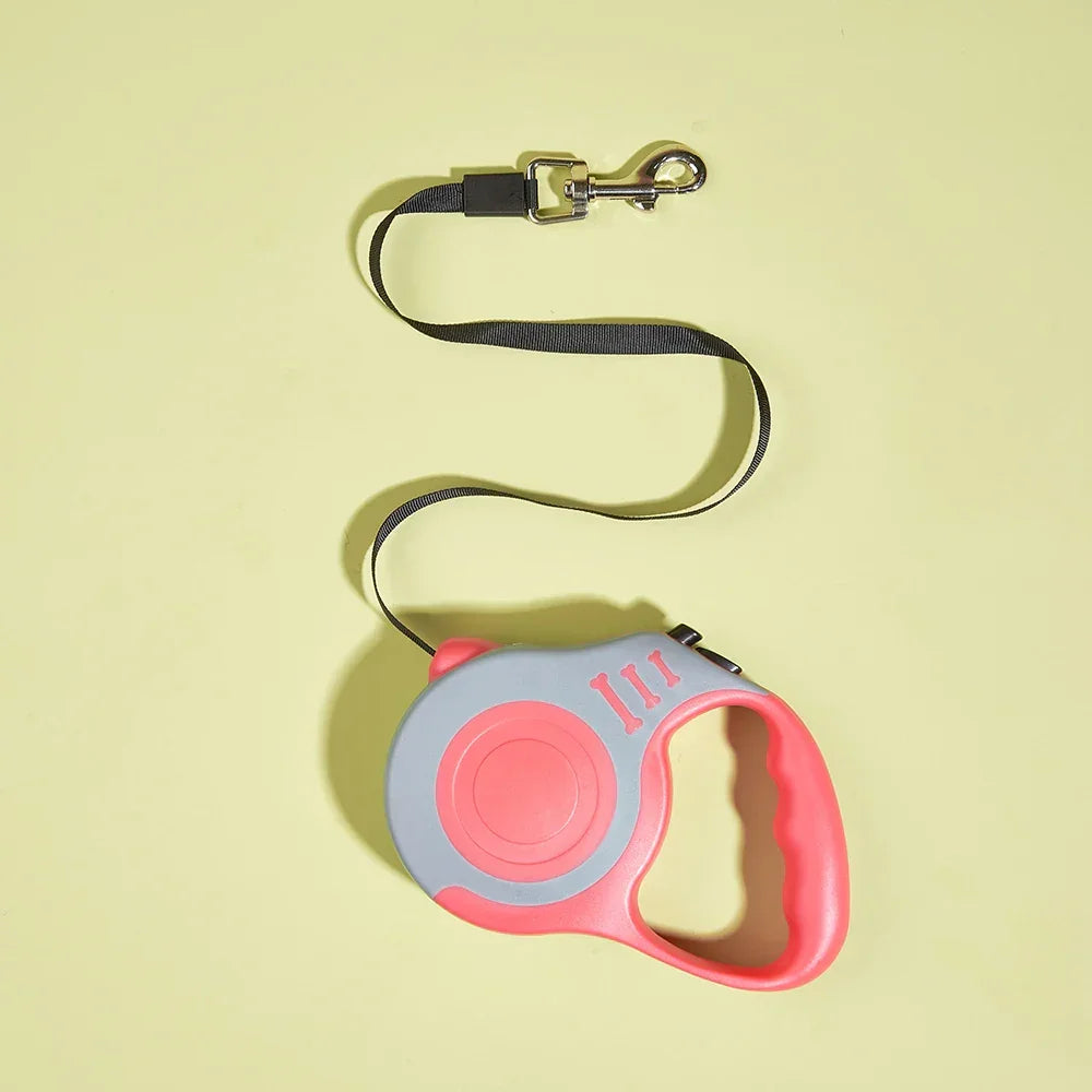 3m 5m Retractable Dog Leash Nylon For Medium Large Dogs - BarkHatch