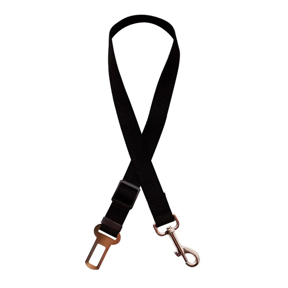 Adjustable Dog Car Seat Belt Harness Reflective Nylon - BarkHatch