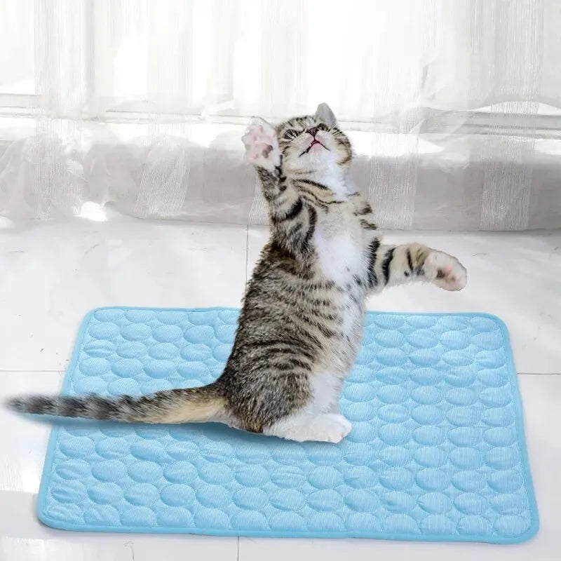 Pet Ice Mats Cooling Sleeping Pad for Cats and Dogs Nest Bed - BarkHatch