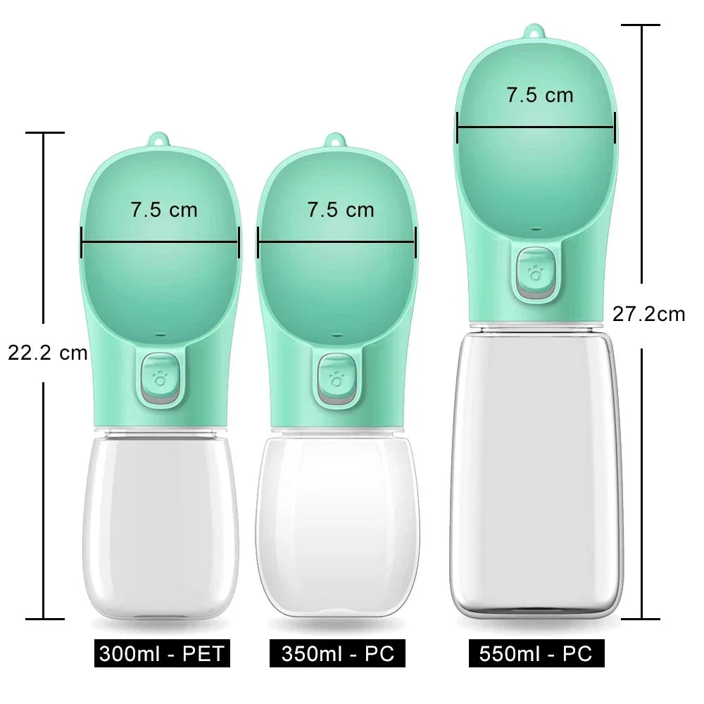 Portable Dog Water Bottle Outdoor Leakproof For Dogs Cats - BarkHatch