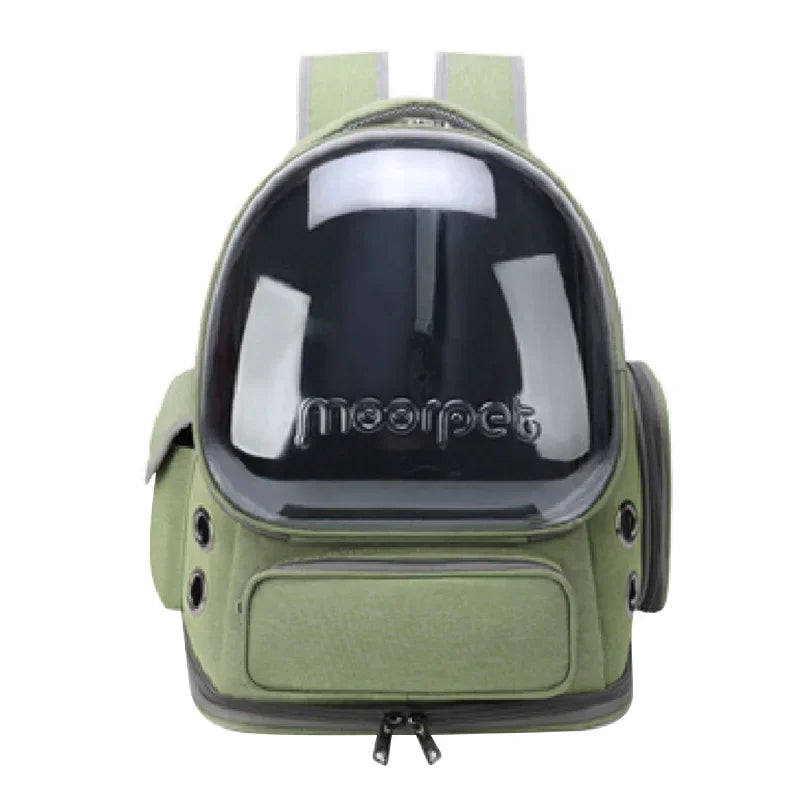 Transparent Cat Carrier Backpack Breathable Travel Bag - BarkHatch