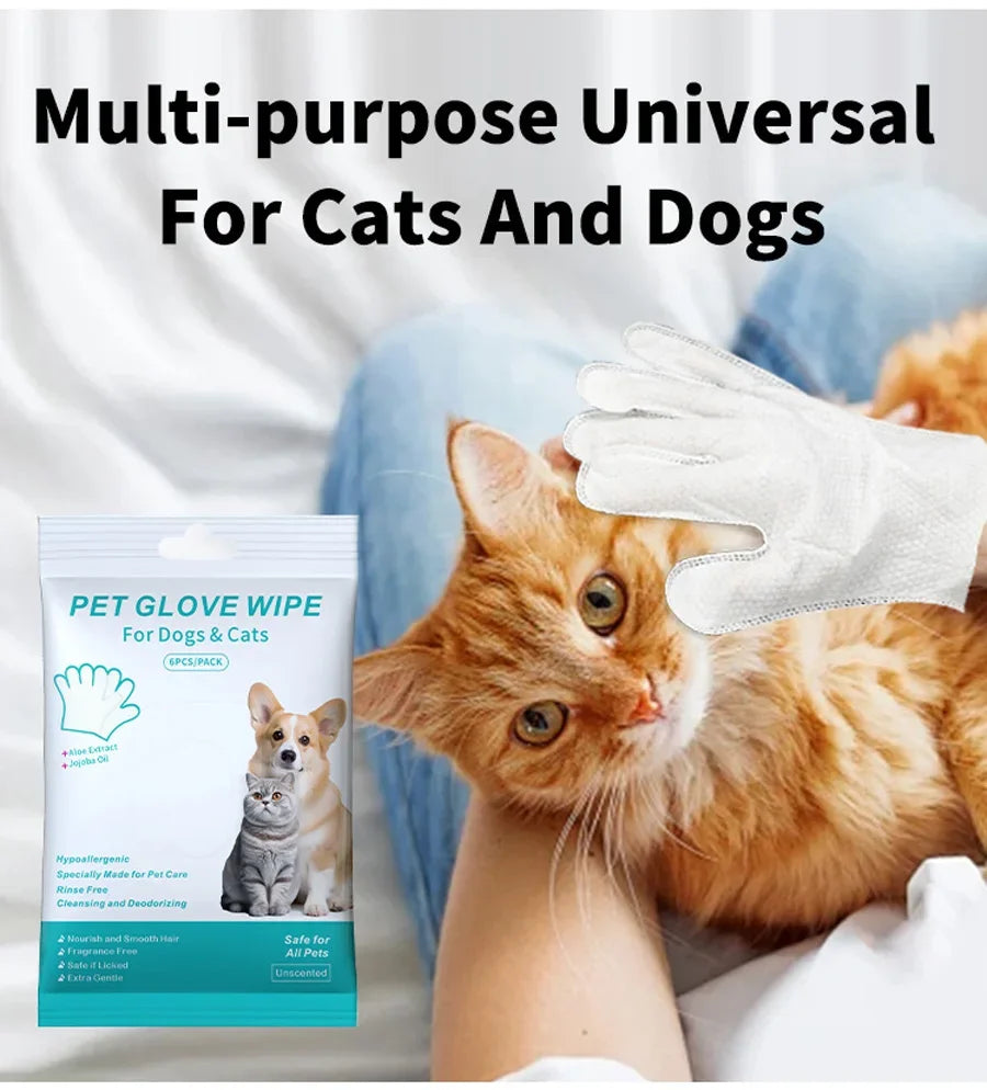 Disposable Gloves For Cat And Dog Bathing Wipes - BarkHatch